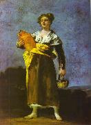 Girl with a Jug Francisco Jose de Goya